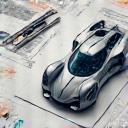 Custom vehicle design sketches